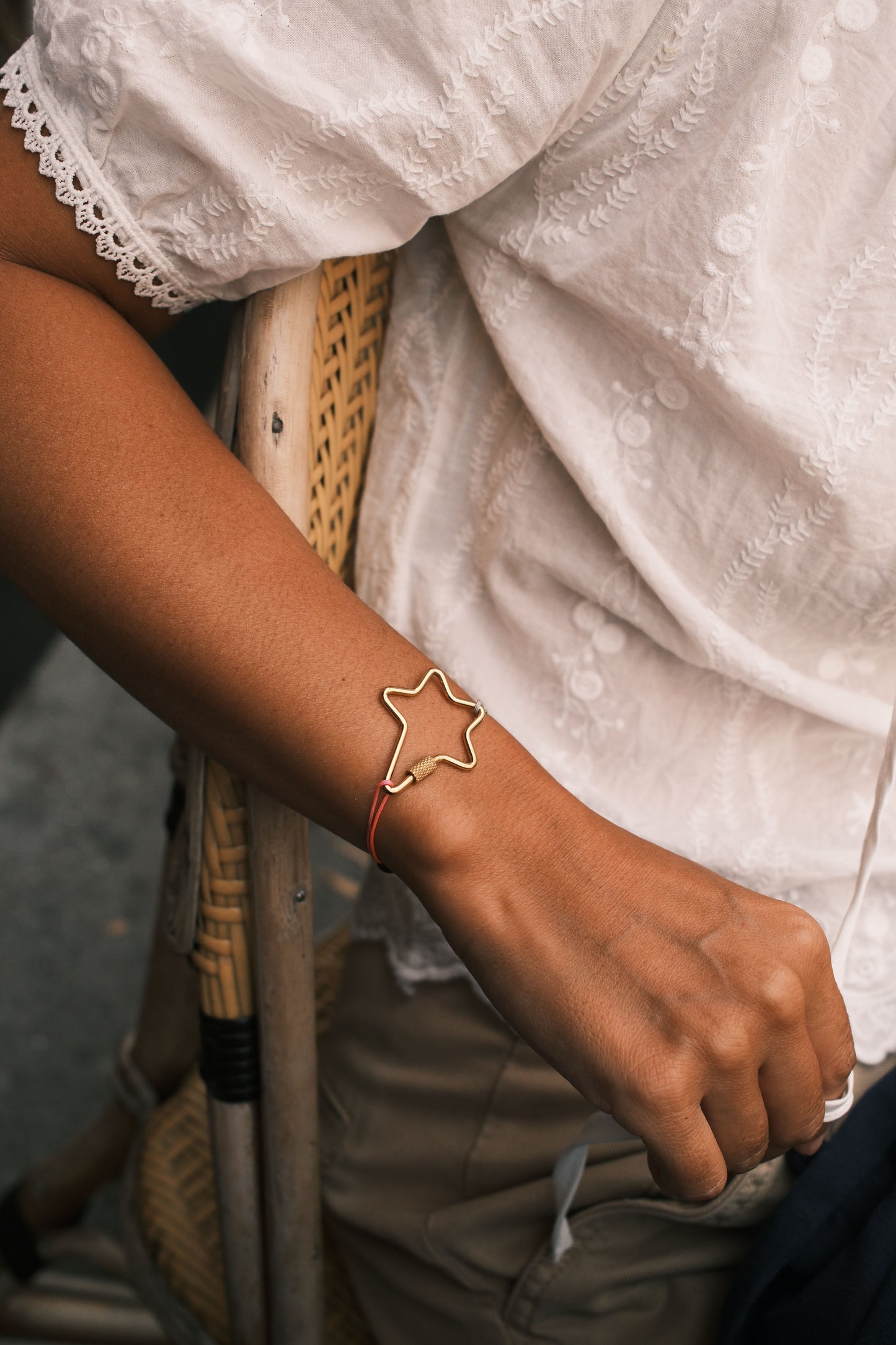 Bracelet lock - fil fluo
