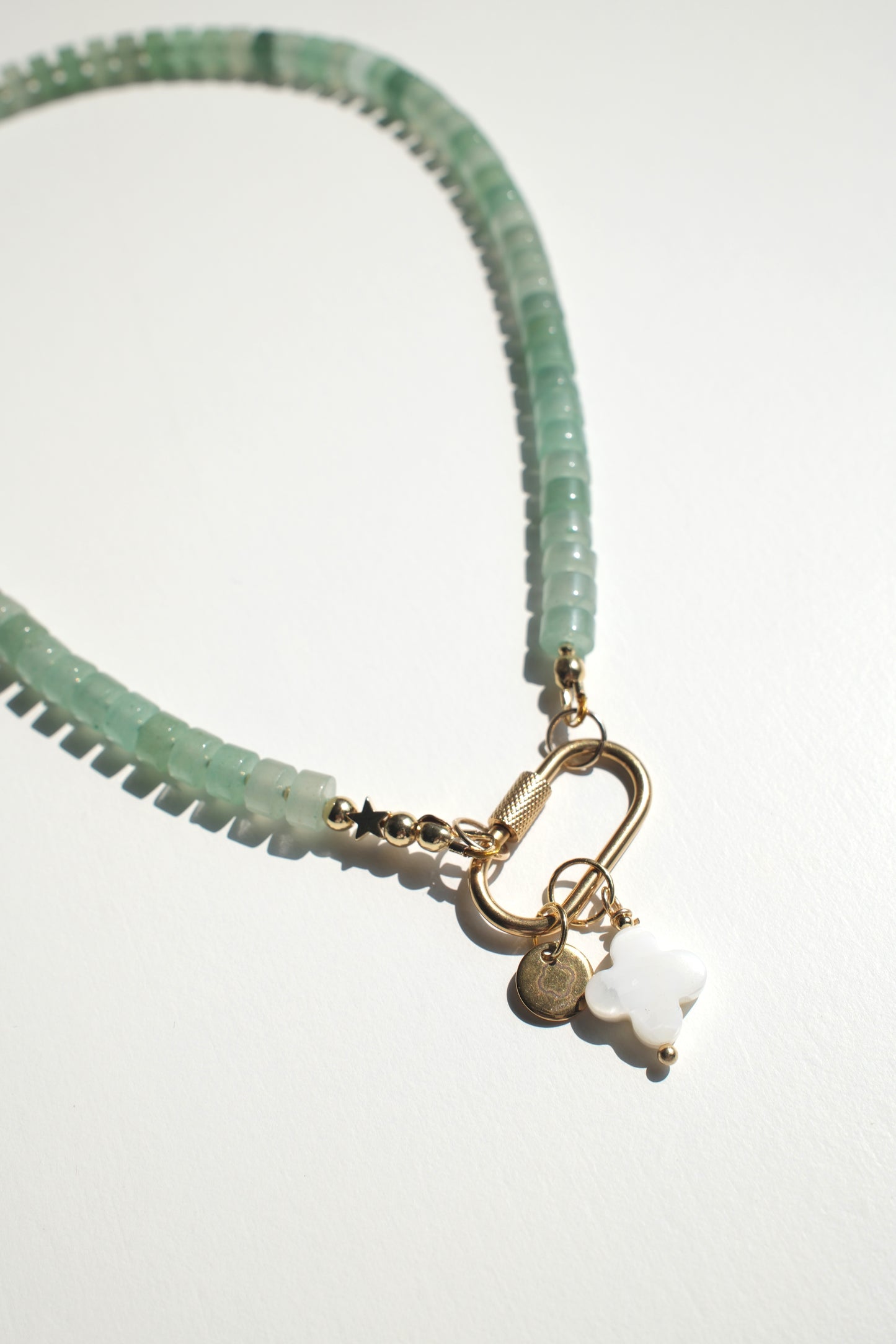 Collier aventurine verte