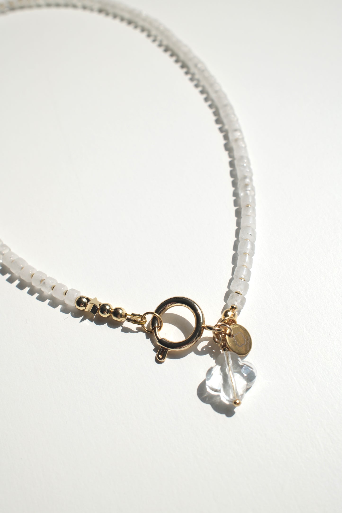 Collier jade blanc XS