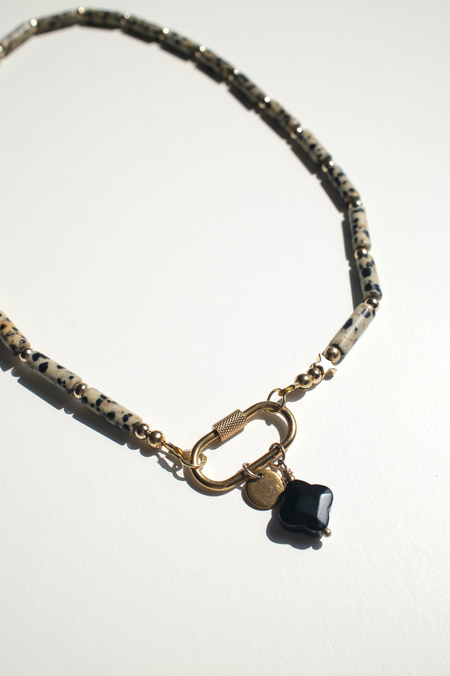 Collier jaspe dalmatien