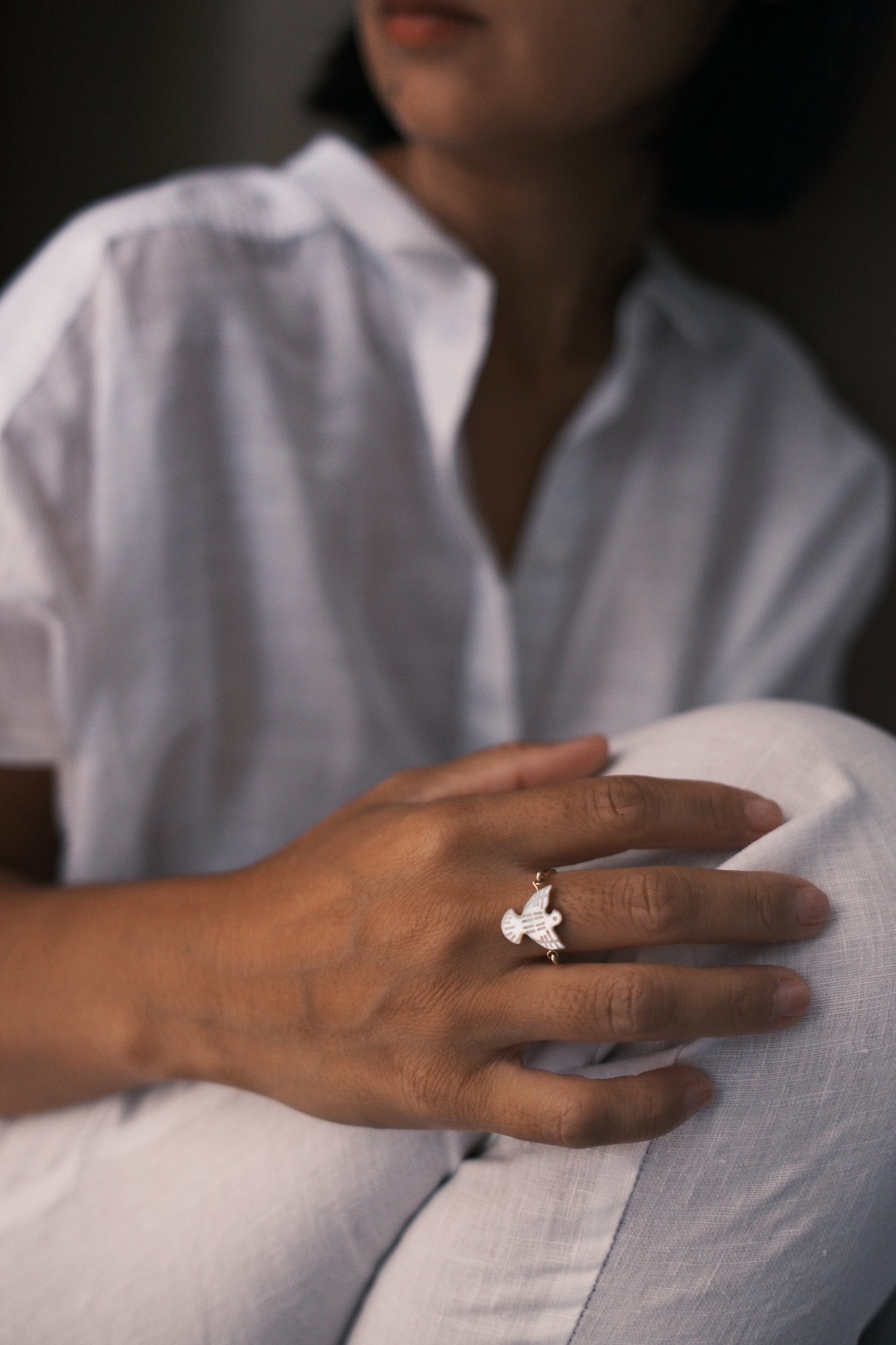 Bague colombe