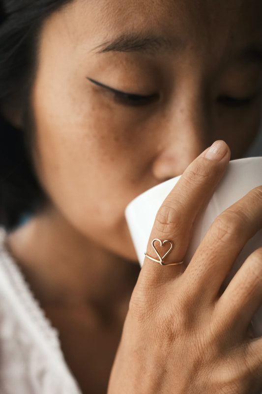Bague petit coeur