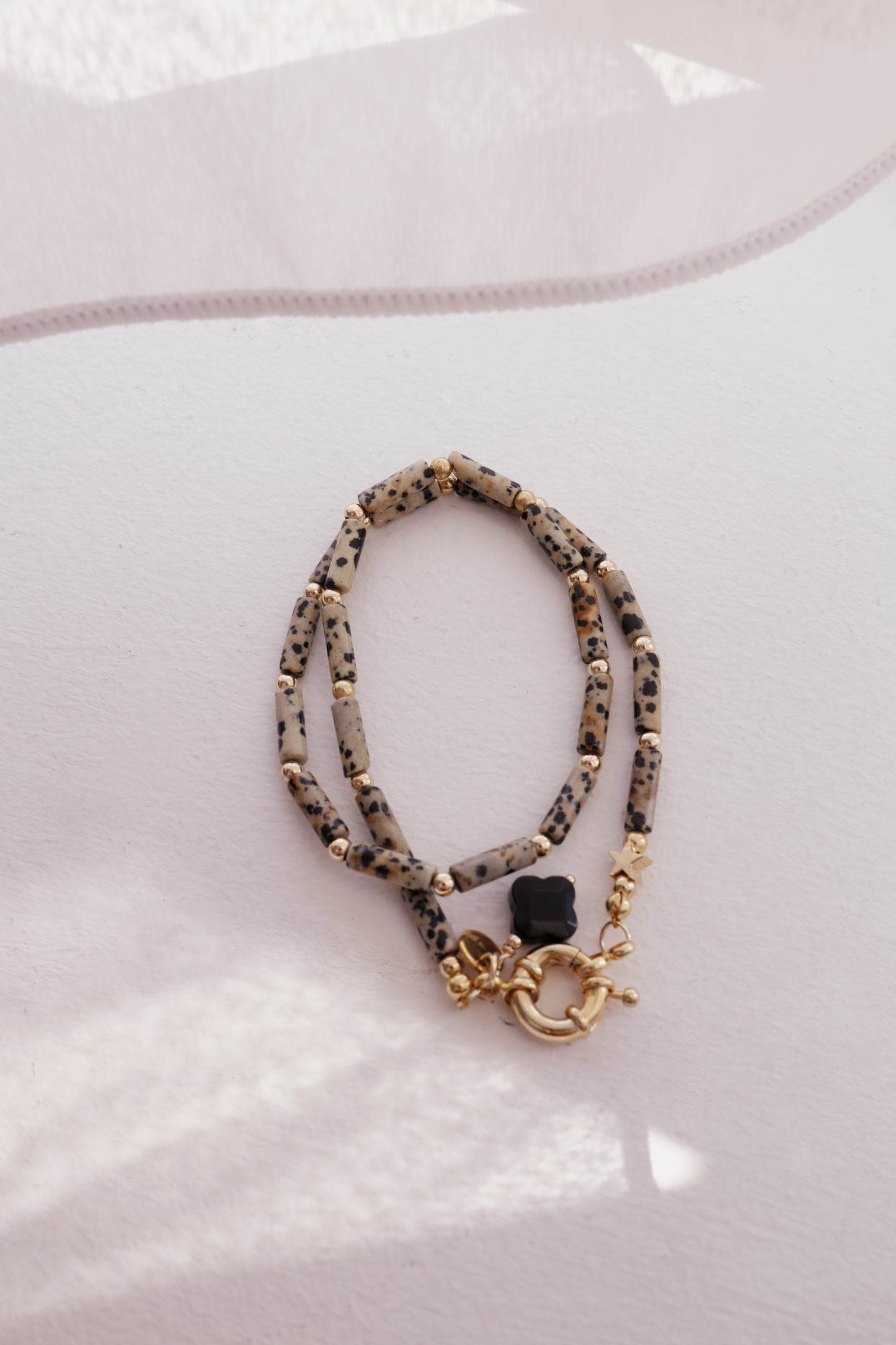 Collier jaspe dalmatien