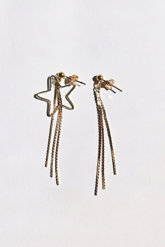 Boucles étoile filante asymétriques