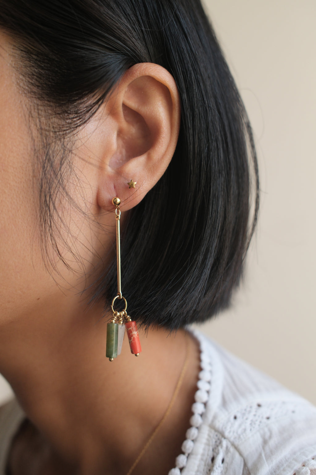 Asymmetrical Candy Earrings