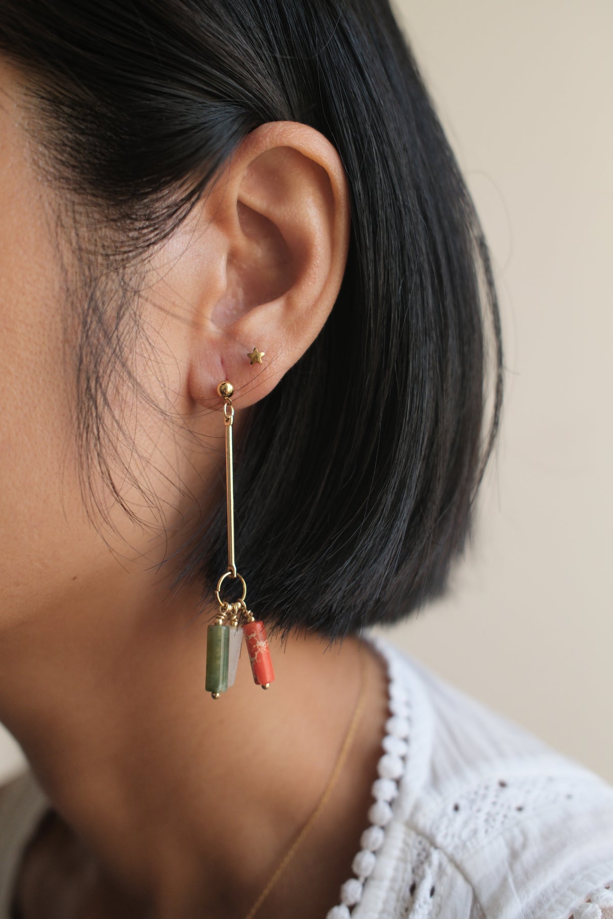 Asymmetrical Candy Earrings