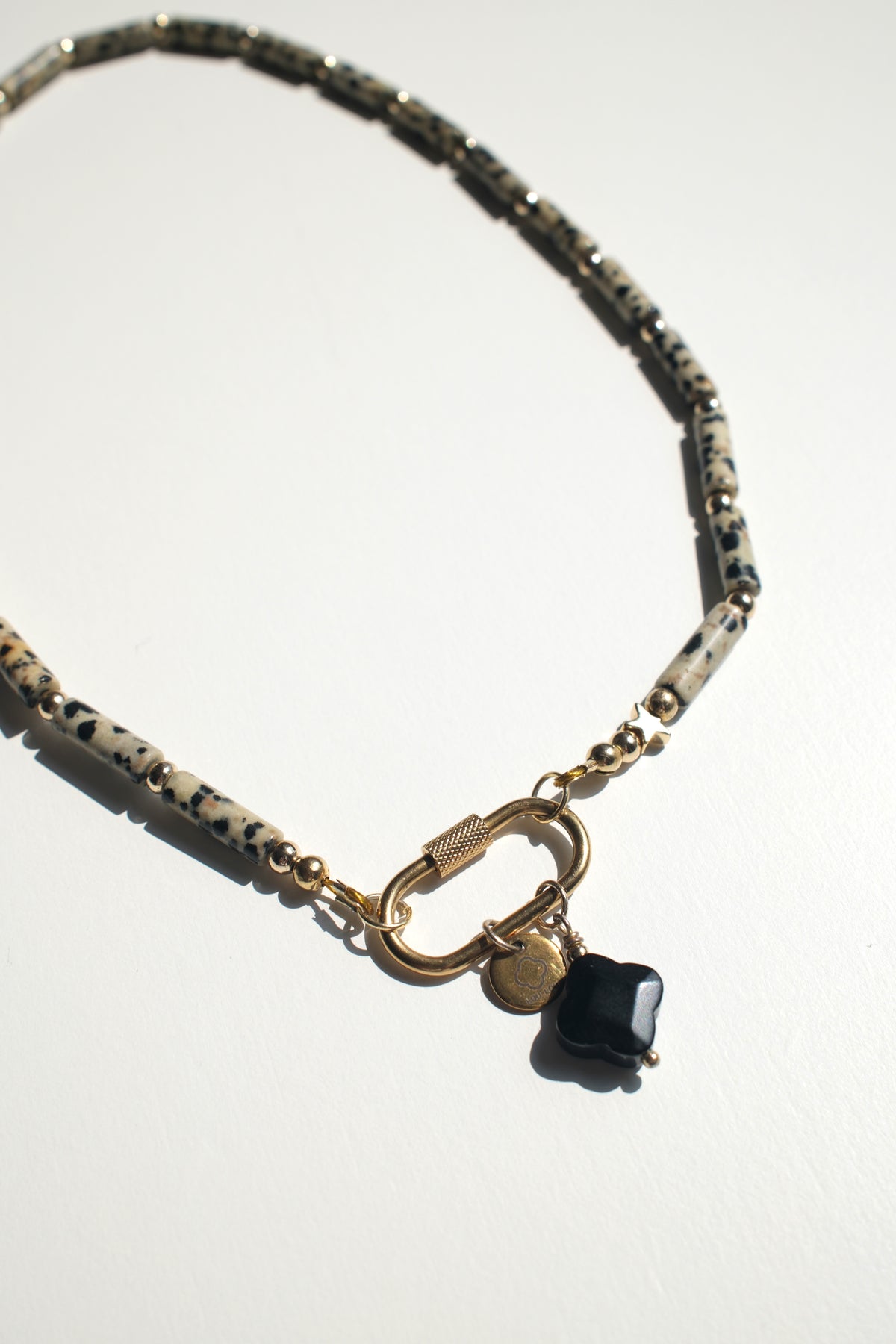 Collier jaspe dalmatien