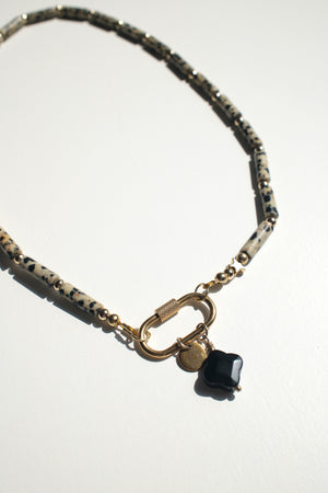 Collier jaspe dalmatien