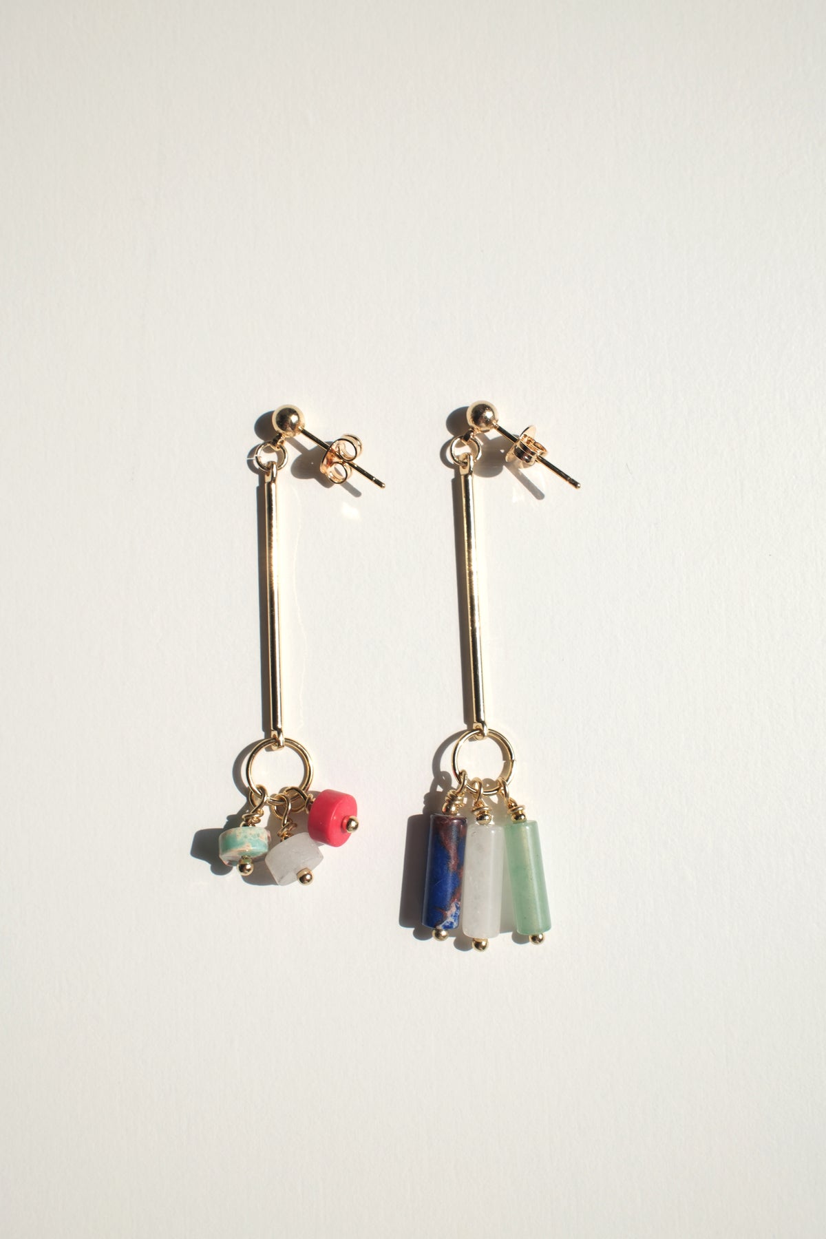 Asymmetrical Candy Earrings