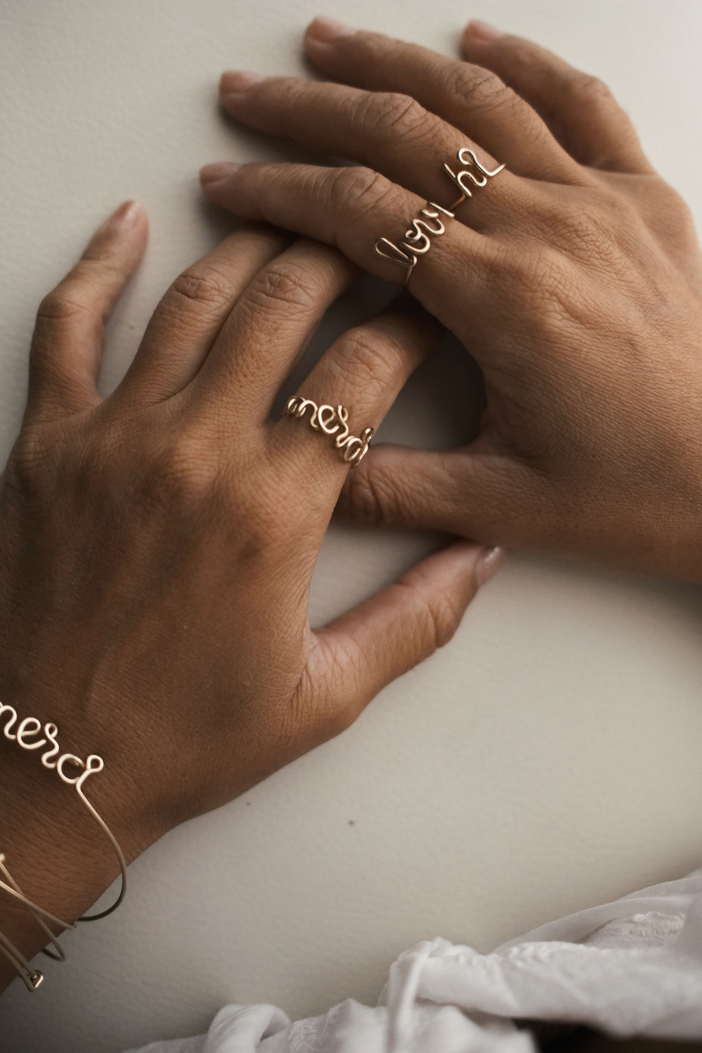Bague Message Personnalisable