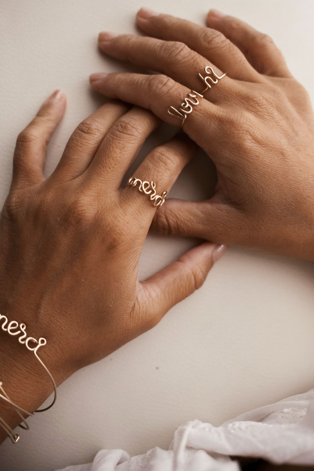 Bague Message Personnalisable