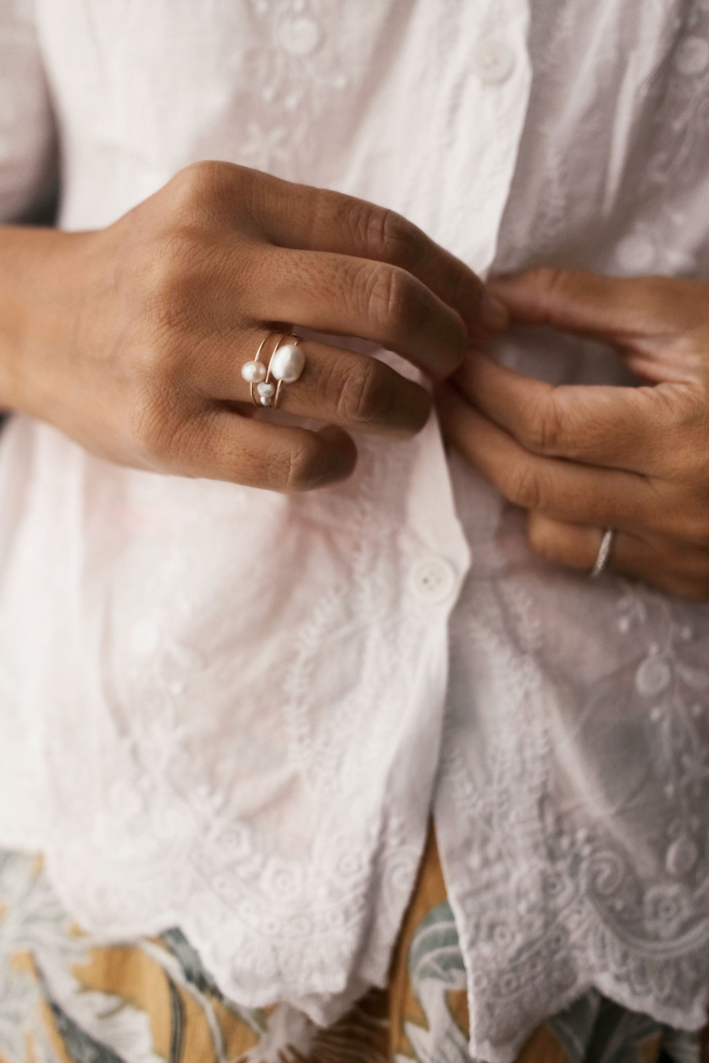 Bague Perles d'eau douce