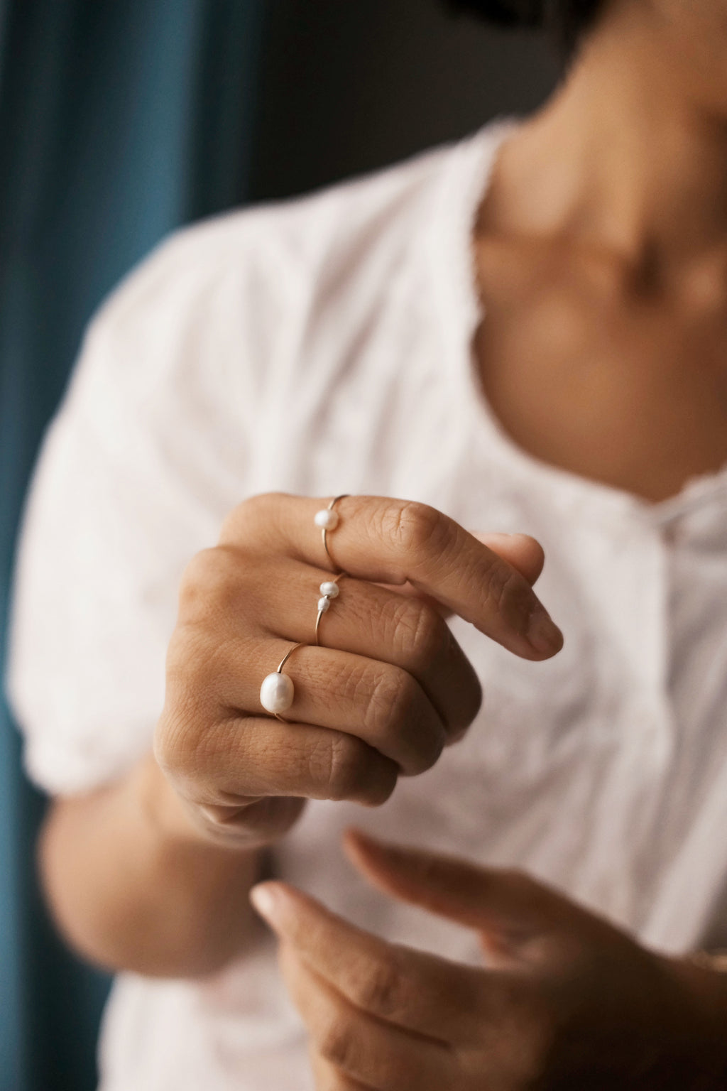 Bague Perles d'eau douce