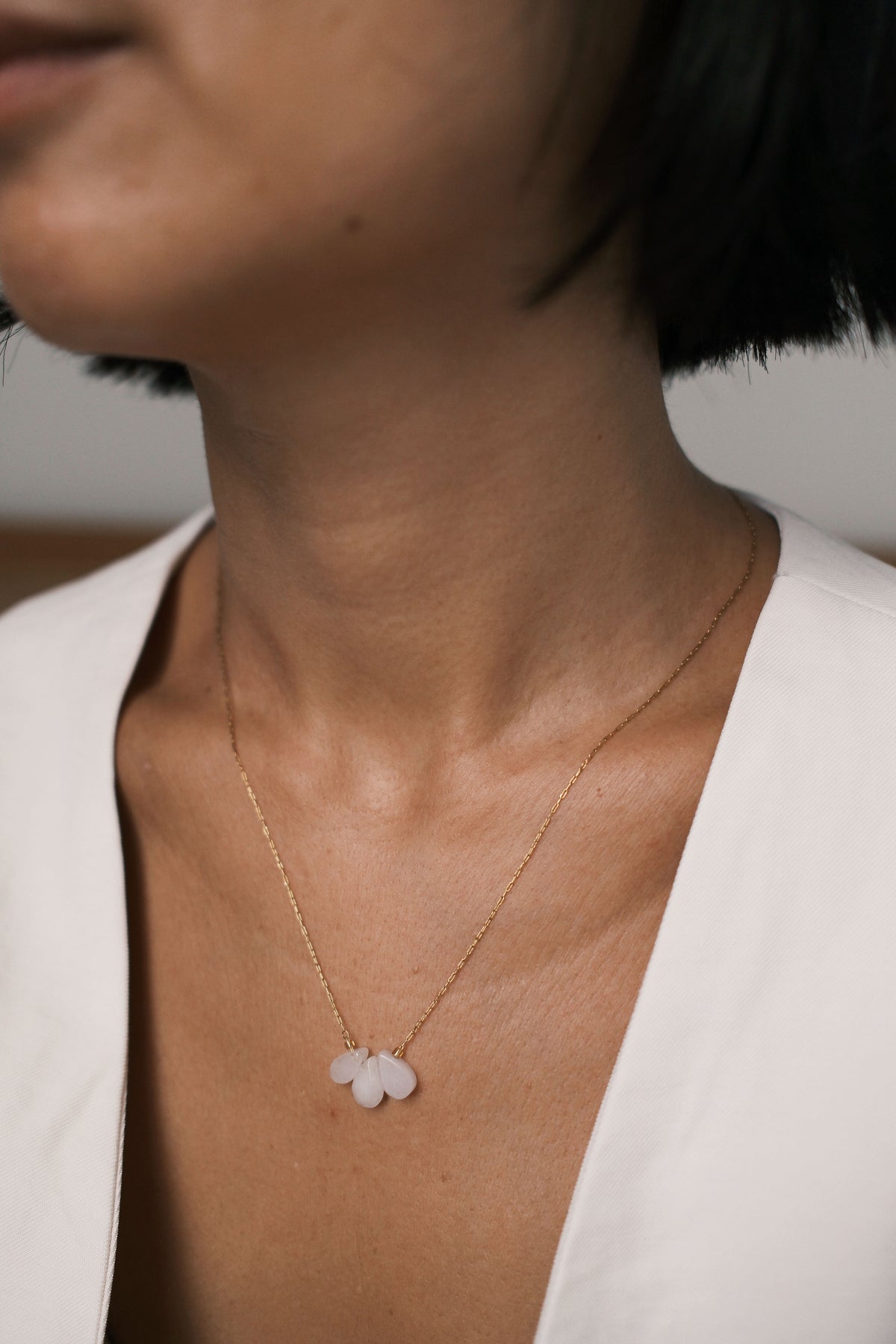 Collier lotus (3 couleurs)
