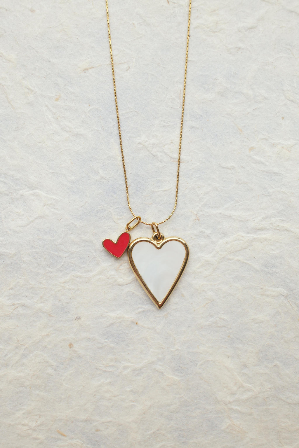 Double Heart Necklace