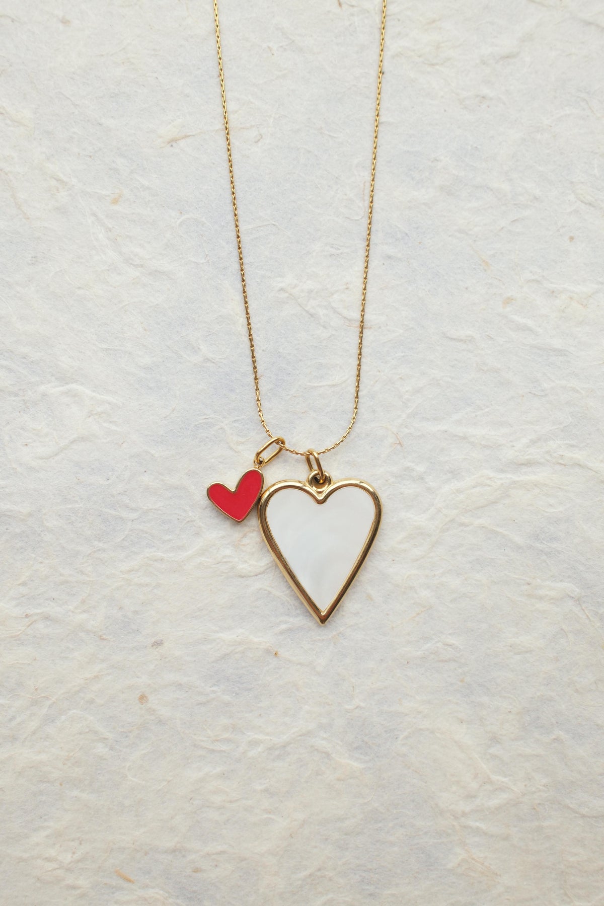 Double Heart Necklace