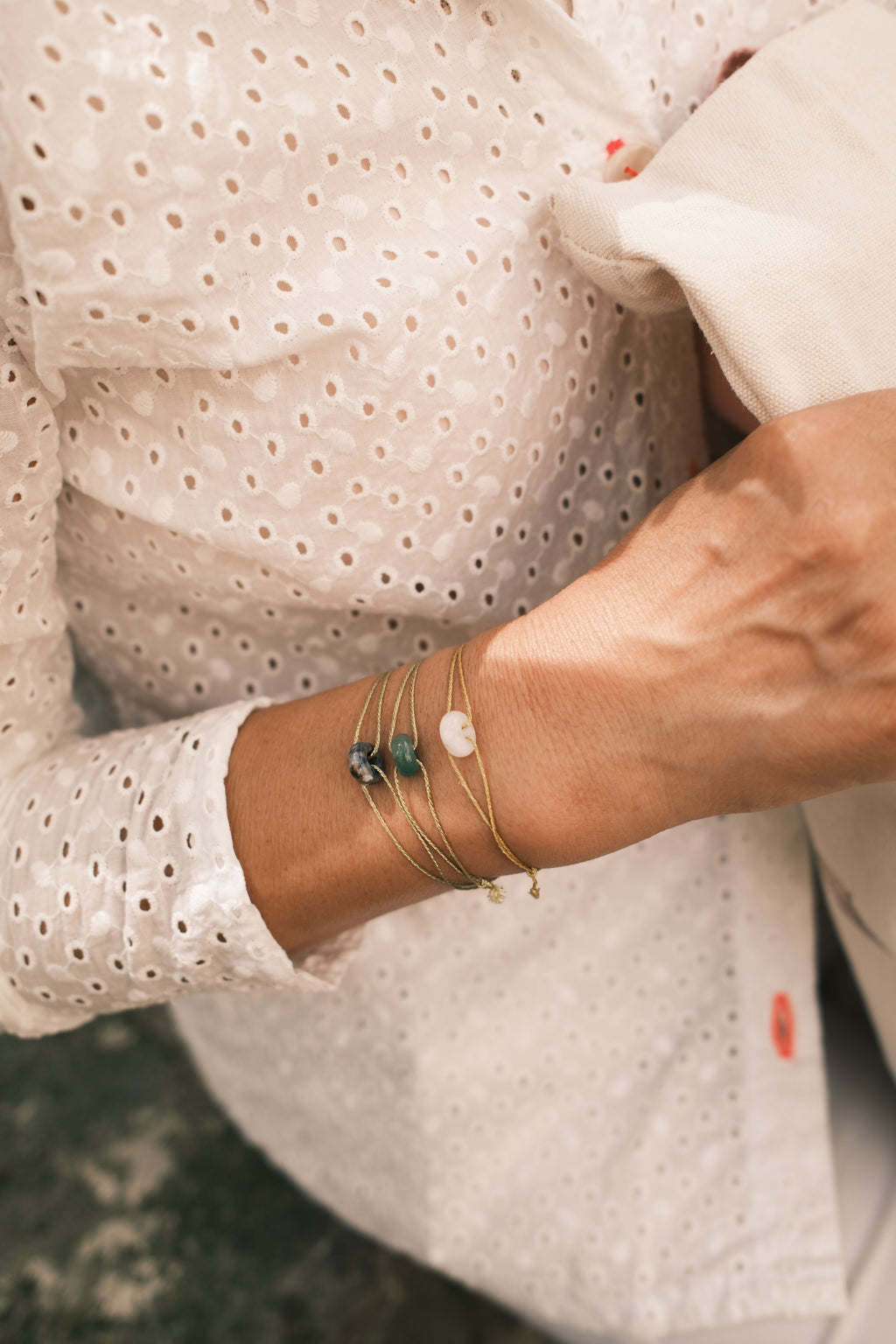 Bonbon Bracelet  - gold-coloured thread
