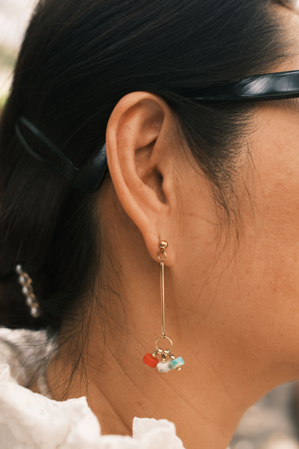 Asymmetrical Candy Earrings