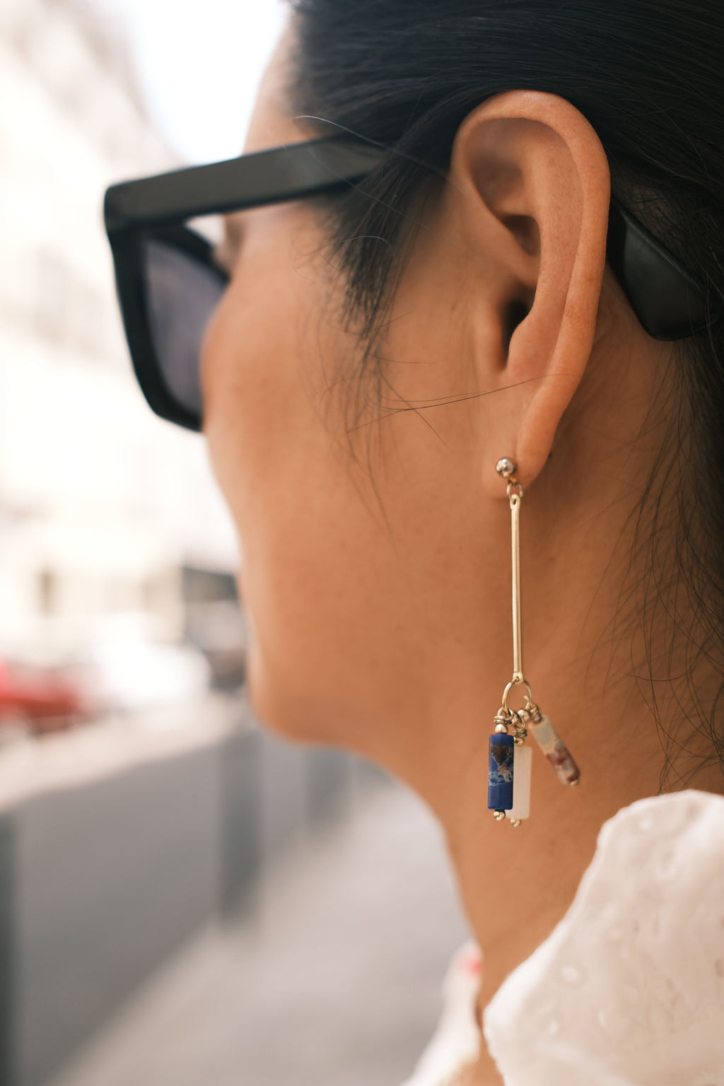 Asymmetrical Candy Earrings