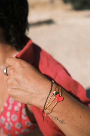Bracelet Mon Petit Coeur - tressé