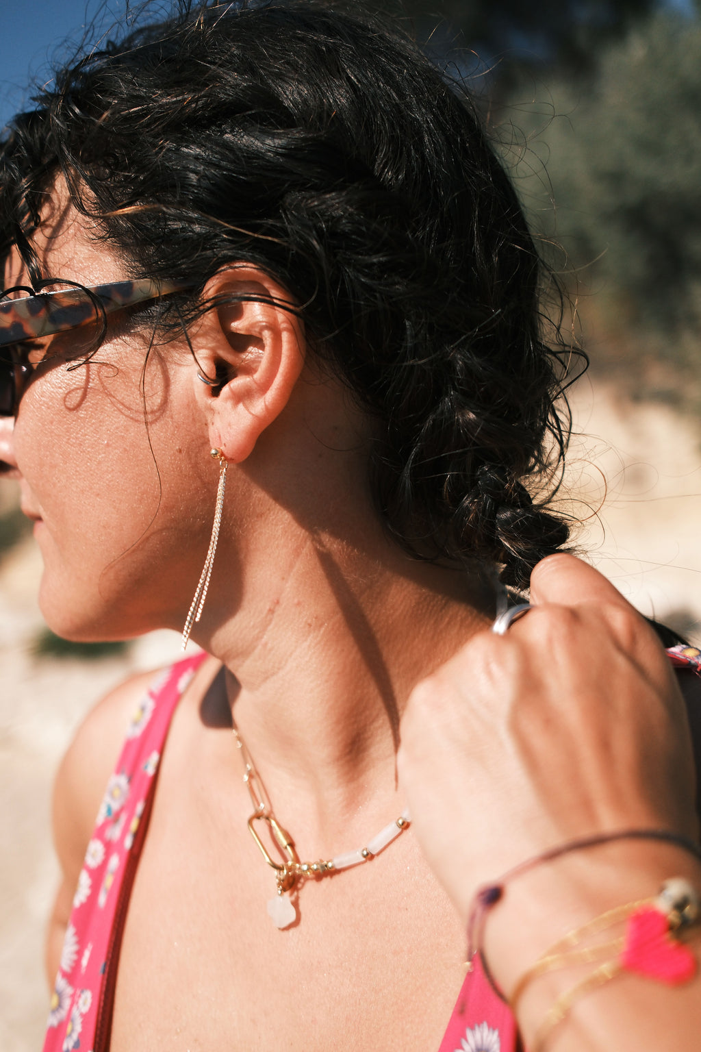 Boucles Etoile Filante asymétriques