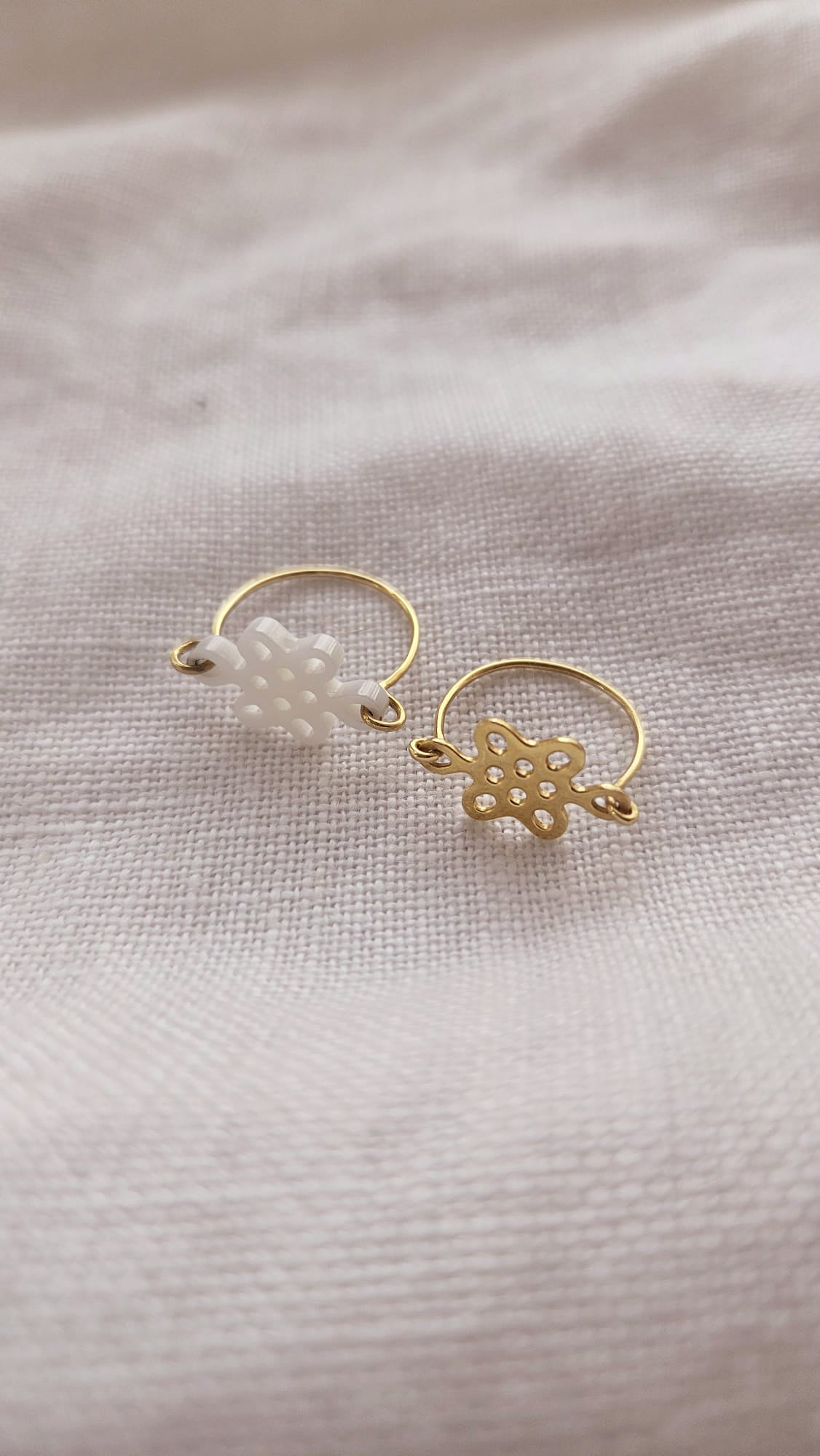 Bague Noeud Infini Chinois Or 18k - Saneha x Loudotlou