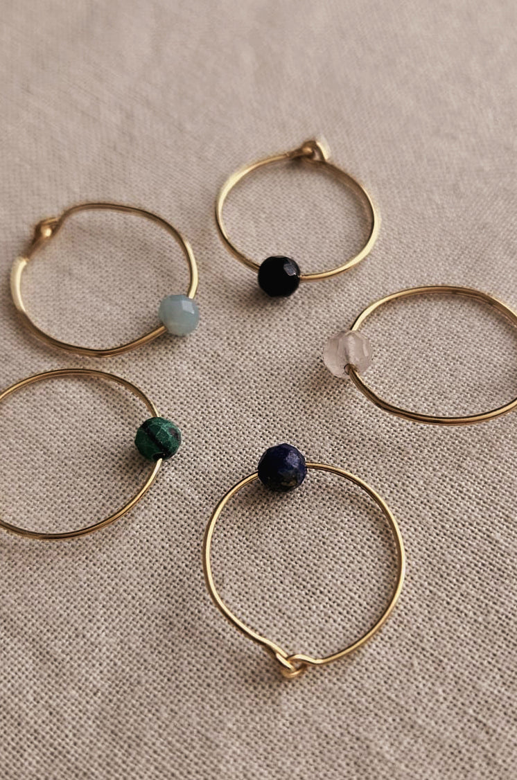 XS natural stone ring