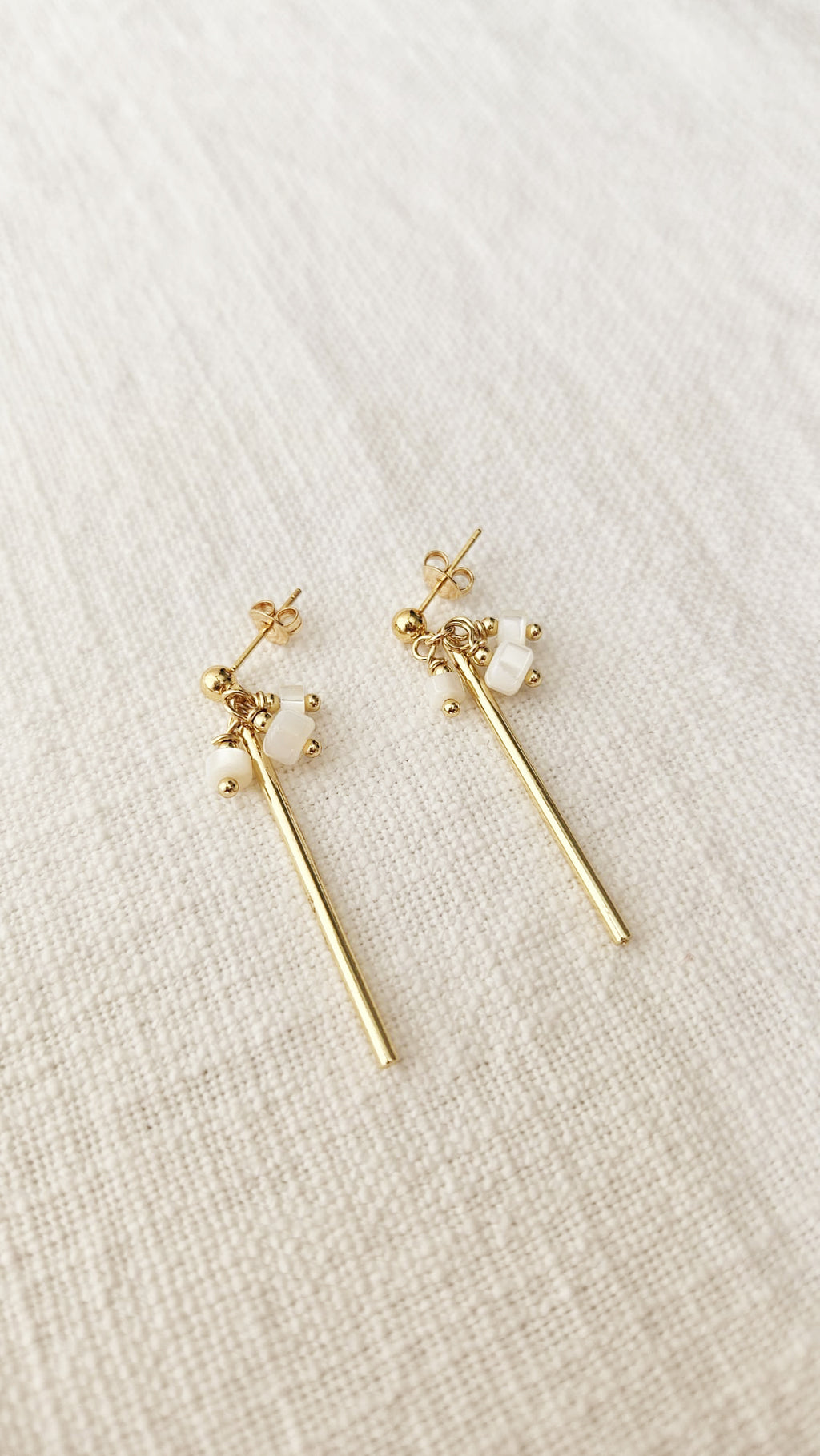 Fuchsia Flower Earrings